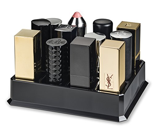 byAlegory Acrylic Lipstick Makeup Organizer Designed For Larger Base Lipsticks | 12 Spaces