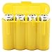 5 Pack AA/AAA / CR123A Gold Battery Holder Storage Cases