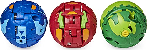 Bakugan Starter Pack 3-Pack, Pyrus Trunkaious, Collectible Action Figures, For Ages 6 And Up #TOP3