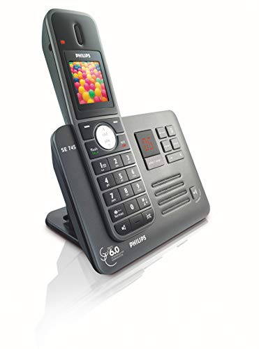 Philips CD1501B/37 DECT Series Dual Expandable Cordless Phones with Digital Answering System