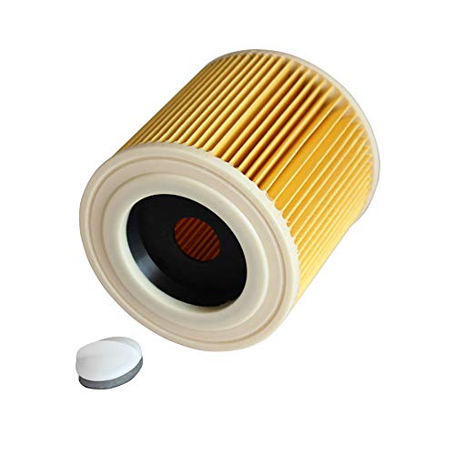 INF HEPA filter for Karcher Wet Dry Vacuum Cleaners WD2/WD3/MV3/MV2/A2004/A2054/A2204/A2656 Vacuum Cleaner Filter for Allergy Sufferers Against Fine Dust/Odors