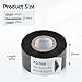 BAOSHISHAN 5 Rolls Hot Stamp Ribbon Thermal Transfer Ribbon 30mm x 100m for Date Coder Hot Stamp Printer HP-241 241B 241S TJ-08 DY-8 DY-6 (Black)