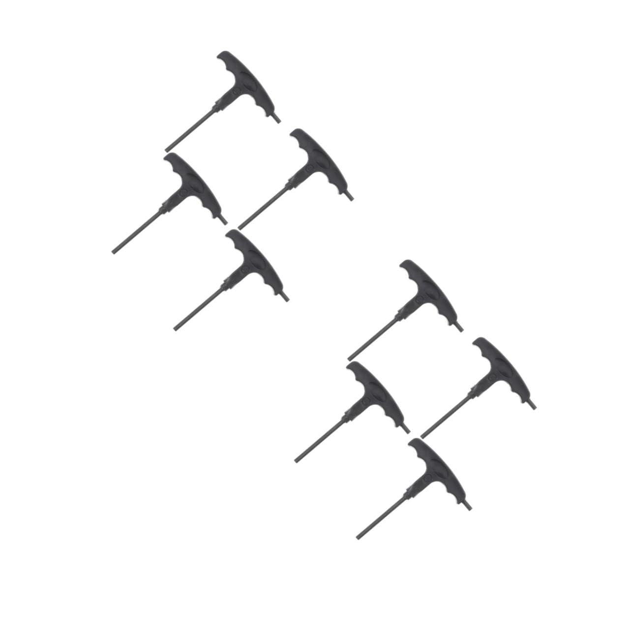 Happyyami 2sets t Shaped Skates Wrench Tool Repair Kit Skating Shoes Screwdriver Skates Wheel Remover 4pcs*2