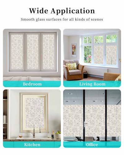 Vinilo Decorativo para Ventana Gris 23.6"x78.7" miniatura 7