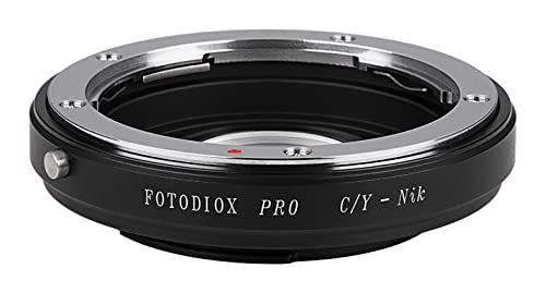 Image of Fotodiox Pro Lens Mount Adapter, Contax /Yashica (C /Y) Lens to Nikon Camera such as Nikon D1, D1H, D1X, D2H