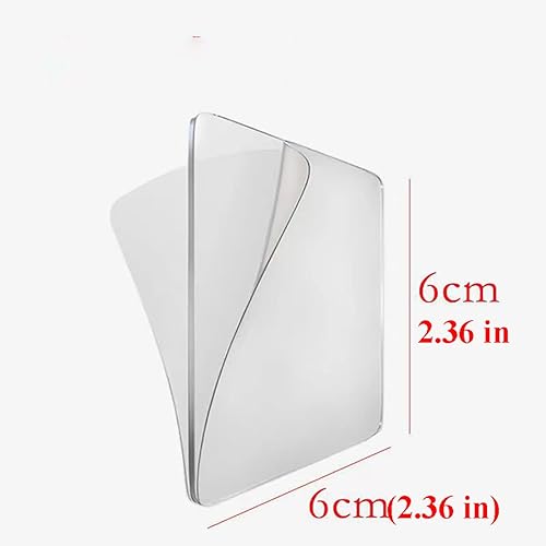 Miniatura 2 de 10 almohadillas adhesivas de repuesto para montaje en pared para cocina, baño, ducha, organizador de estante para ganchos adhesivos sin uñas