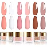 Dip Powder 8-Color Kit 0.5 oz/bot. Acrylic Nail Dipping Color Refill Set for Salon Starter Dip Nail Manicure Pedicure Quick Dry Easy Use Long Lasting J773