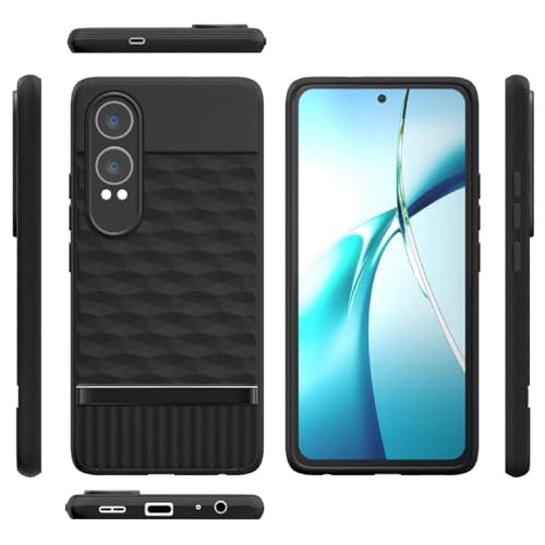 Image of Shockproof Case for OnePlus Nord CE4 Lite 5G | Full Camera Protection | TPU Flexible Back Cover for OnePlus Nord CE4 Lite 5G (Matte Black)
