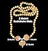 Rudraksha Combination for Career 3,7,12 Mukhi Nepal in Rudraksha Mala IGL Lab Certified Original Genuine Beads (Small)