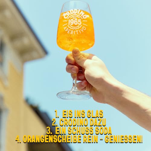 Crodino alkoholfreier Aperitif, 8 x 98 ml – Italienischer Classic Aperitivo, alkoholfreier Spritz, über 30 Kräuter- & Fruchtextrakte, erfrischend & prickelnd