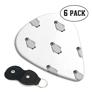 Lot de 6 médiators gris pingouin pour guitare acoustique, guitare électrique, basse, ukulélé – fins, moyens et épais. - Les Beatles, Paul McCartney, John Lennon, RIngo Starr, George Harrison Lot de 6 médiators gris pingouin pour guitare acoustique, guitare électrique, basse, ukulélé - fins, moyens et épais. – Image 2