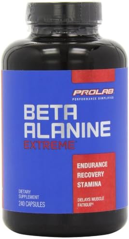 Prolab Beta Alanine Extreme CarnoSyn 3200mg, Amino Acid, Pre-workout Supplement, Increase Aerobic Endurance, Muscle Strength, Power, Speed & Higher Reps, Reduce Muscle Fatigue & Lactic Acid Buildup, 240ct