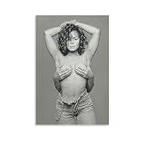 GOUEH Janet Dance Music Jackson Sexy Poster Decorative Painting Canvas Poster Wall Art Decor Print Picture Paintings for Living Room Bedroom Decoration Unframe:12x18inch(30x45cm)