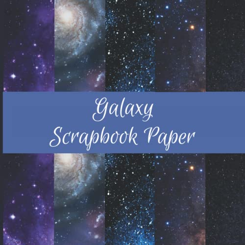 Galaxy Scrapbook Paper: Stars, Space Themed Craft Paper Pad Supplies, 40 Pages, 8.5" X 8.5", for Scrapbooking and Decorating image 2
