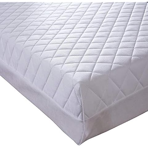 MOTHER LAND New Baby Travel Cot Bed Mattress Quilted Breathable - For Graco Redkite and Mamas & Papas 95CM x 65CM x 13CM poly cotton Quilted cover Nursery Cot Zipped Cover Mattress Cover