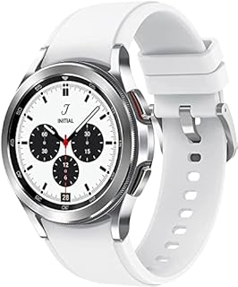 SAMSUNG Galaxy Watch 4 Classic 42mm Smartwatch with ECG Monitor Tracker for Health, Fitness, Running, Sleep Cycles, GPS Fall Detection, Bluetooth, US Version, Silver