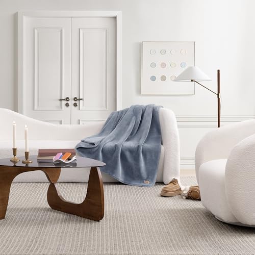 UGG - Whitecap – Plush Throw Blanket for Couch or Bed – Comfortable, Cozy Home Décor – Soft and Luxurious Blanket for Living Room or Bedroom - 50” x 70” – Night Sky