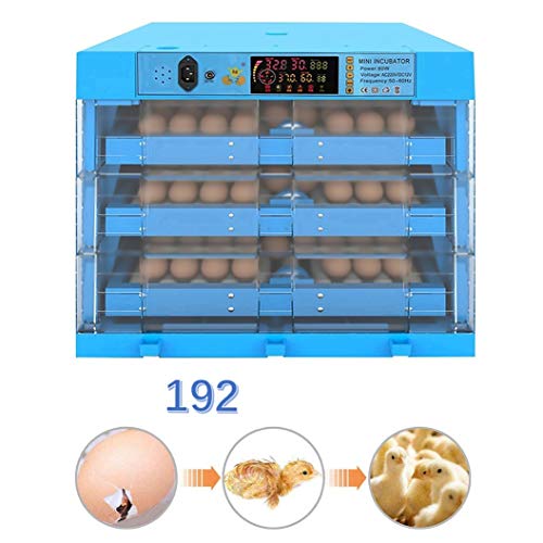 ZFF Incubator Digital 192-480 Eggs Poultry Hatcher Automatic Turning Temperature Humidity Control For Hatching Chickens Ducks Goose Birds Quail