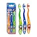 Brush Buddies Thomas & Friends Kids Toothbrush 3 Pack Soft Bristle Toddler Toothbrushes Small Head Easy Grip Handles Fun Train Designs Gentle Oral Care for Children Ages 2+