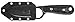 12 Survivors BKE Fixed Blade Knife w/Sheath, Satin Finish