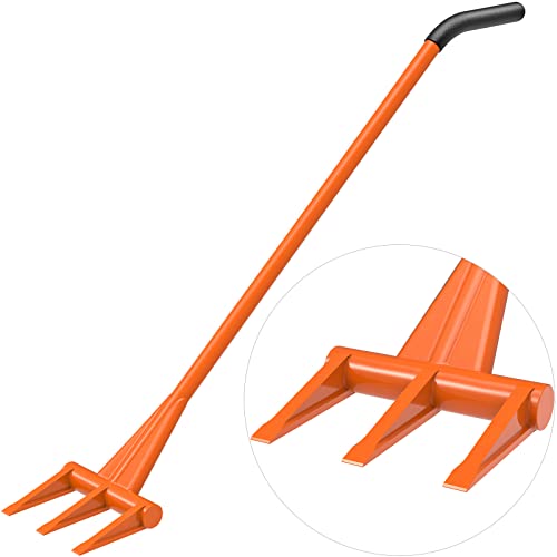 Dolibest Brecheisen Groß, 142cm Kuhfuss Brechstange Gebogener Lang Abbruchwerkzeug Stahl Abrisswerkzeug Gross Paletten Zerlegen Palettenbrecher Werkzeug Kuhfuß Abrissstange Dachdecker Deckbrett