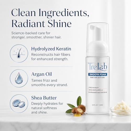 Image of Hair Mousse, Instant Smoothing Foam, 4 Fl Oz / 120 ml