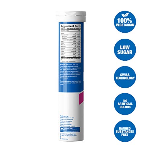 Fast&Up Reload -Electrolyte Energy Drink - Sports Nutrition Electrolyte Drink - On-The-Go Low Sugar Electrolytes - 80 Effervescent Tablets - Strawberry Flavour & Lime And Lemon #TOP1