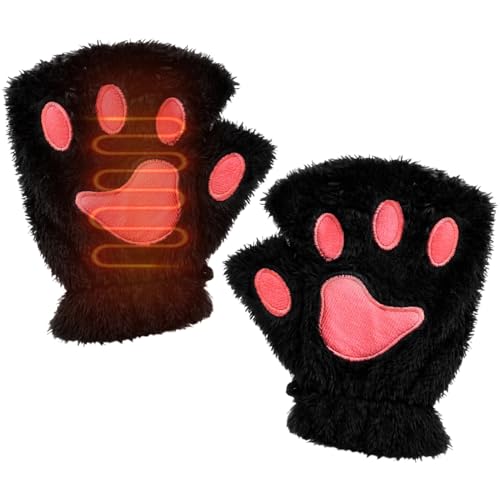Guantes calefactables mujer para ciclismo de invierno y trabajo al aire libre en la montaña
