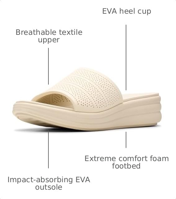 Image of Clarks Women's Drift Twist Cloudsteppers Wedge Sandal