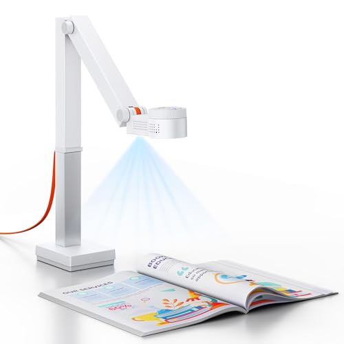 CZUR Fancy S Pro Visualizador y Cámara para Documentos USB Captura de Tamaño A3, 12 Megapíxeles,...