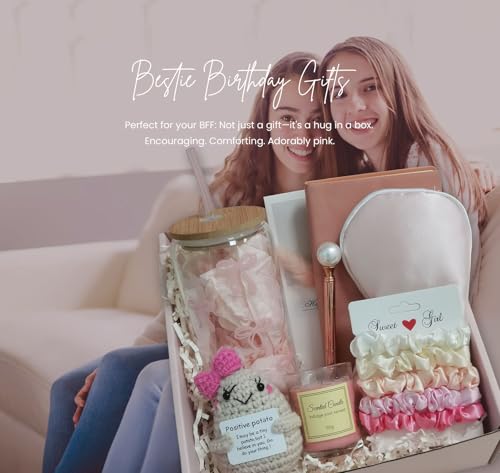 Pink Birthday Gifts for Teen Girls,Inspirational Gifts Basket for Her, Cute Bow Theme Birthday Gifts for Women, Friendship Gifts for Daugther/Sister/Friend /Besite(Pink &Bow) - Image 6