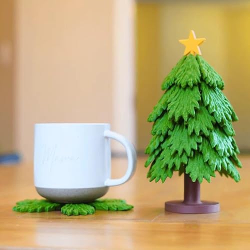Dessous de verre sapin de Noël pour vos décorations de table