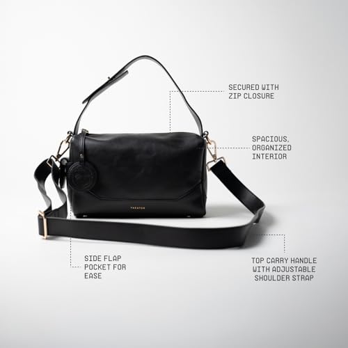Image of Theater Bonbon Crossbody Duffle Bag for Women Structured Shoulder Handbag with Adjustable and Detachable Strap