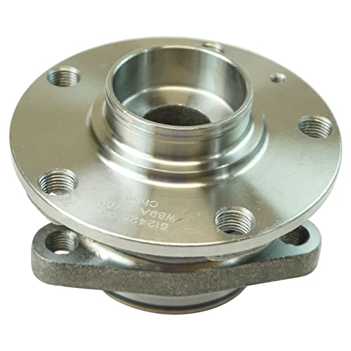 Image of TRQ 2 Piece Rear Wheel Bearing & Hub Assembly Set Compatible with 2006-2011 Audi A6