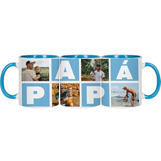 Wanapix | Taza Personalizada Día del Padre | Taza Orginal para Regalar a Papa | Tazas Graciosas | Apto Microondas y Lavavajillas | Letter | Ya disponible en tu tienda friki favorita! En mundofriki.es!