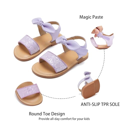 Image of Kiderence Toddler Girls Sandals Little Girls Kids Shoes Girls Sandals Toddler