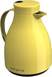 Garrafa Térmica Paris com Gatilho para Chá e Café 500 ml (Amarelo)
