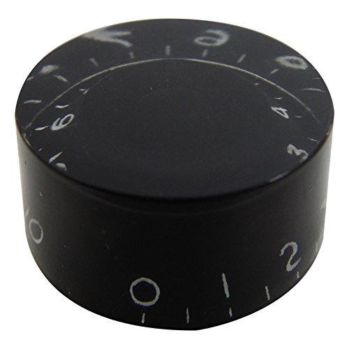 BOTON GUITARRA ELECTRICA - Gotoh (KB110) (Plastico Negro) Les Paul