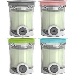 🍦MAKE MORE FROZEN TREATS: Use 4 additional CREAMi Swirl tubs to dispense & store all your frozen treats like ice cream, soft serve, and more. 🍦COMPATIBILITY: This cup is ONLY compatible with the Ninja Swirl by CREAMi NC700UK NC701UK NC701Q CN701CO Ic...
