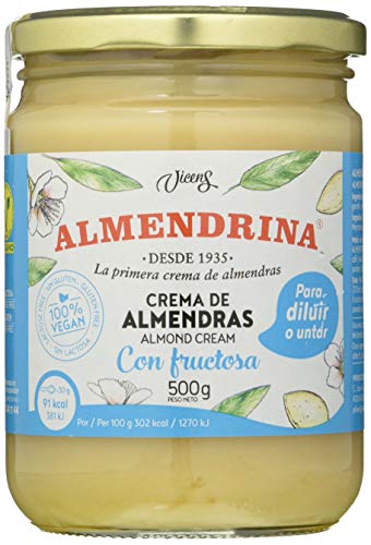 Klam Crema Almendras Fructosa Tarro Cristal 500 Gr 100 g