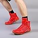 Wrestling Shoes Men Boxing Shoes for Men Pro Wrestling Boots High Top Fitness Weightlifting Powerlifting Shoes Red