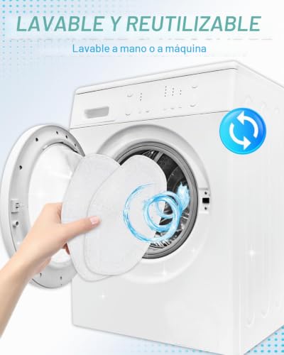 Miniatura 4 de Keepow 8 Paños Para Polti Vaporetto Paeu0332, Compatibles Con Polti Vaporetto Sv440 Double, Sv450, Sv460, Smart 100 T, Smart 120, Paños De Microfibra Reutilizables Para Diferentes Tipos De Suelos