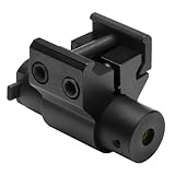 NcStar Compact Red Laser Sight with Weaver Mount (ACPRLS), Black