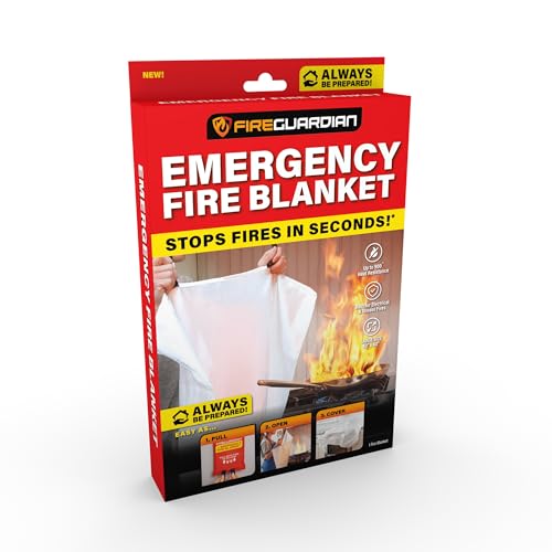 Fire Guardian Emergency Fire Blanket for Small Area Fires, 40