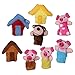 Jeu de 8pcs Finger en peluche Marionnettes histoire les 3 petits cochons Fidget Jouets