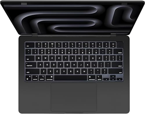 Image of Annixa Keyboard Protector Cover Compatible for MacBook Air | Neo | Pro|13.6|14|15|16| 2025 | 2026 | 2021-2024 MacBook M5 M4 M3 M2 Pro|Max A2681 Skin-TPU Black
