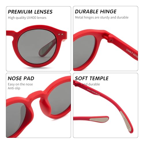 Image of EYEBUDDY Kids Toddler Sunglasses Age 2-4 /3-5 Boys Girls Polarized UV Protection Sun Glasses for Age 2-8