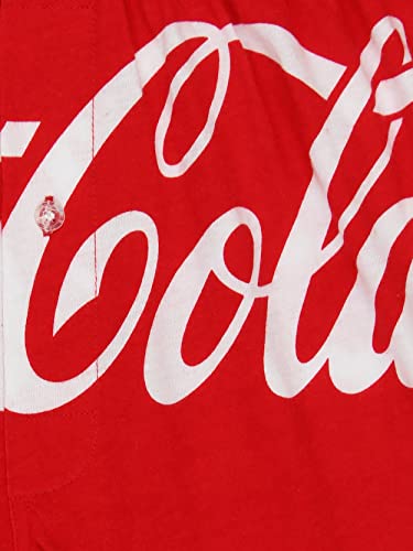 Coca-Cola Diet Coke Logo Mens Novelty Button Fly Boxer Lounge Shorts4