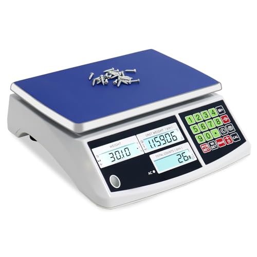 Industrial Counting Scale (30kg/66lb, 0.1g), g/kg/lb,...