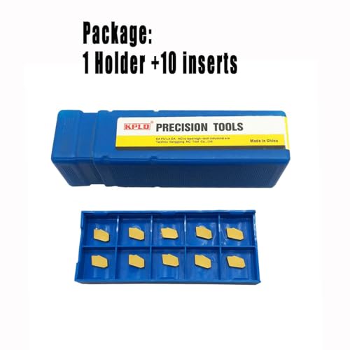 Hunricho Hunricho Hartmetall Stechplatte GTN-2 (SP200) Stechbreite 2mm Hartmetalleinsätze zum Nutenschneiden mit ZQ1616R-2 Halter DrehWerkzeug Abschneiden für Stahl